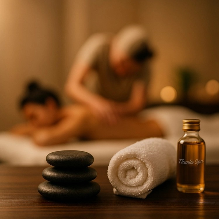 Welcoming spa room promoting full-body care and renewal