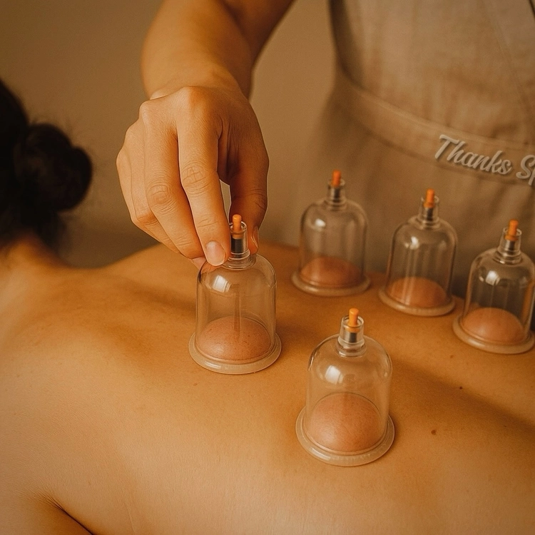 Modern massage cupping treatment